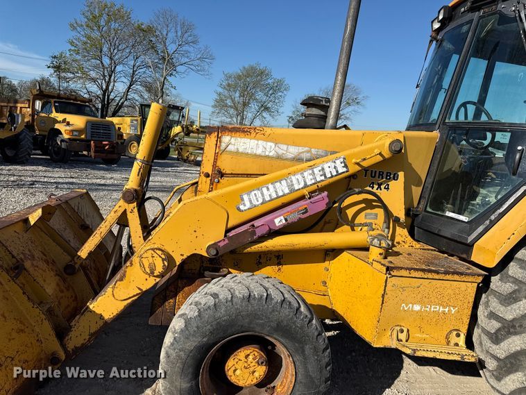 image for item EV7694 1996 John Deere 410D backhoe