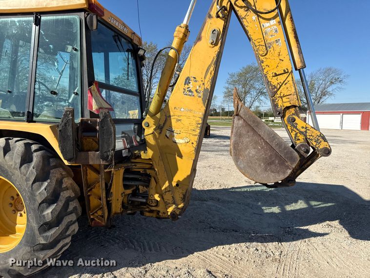 image for item EV7694 1996 John Deere 410D backhoe