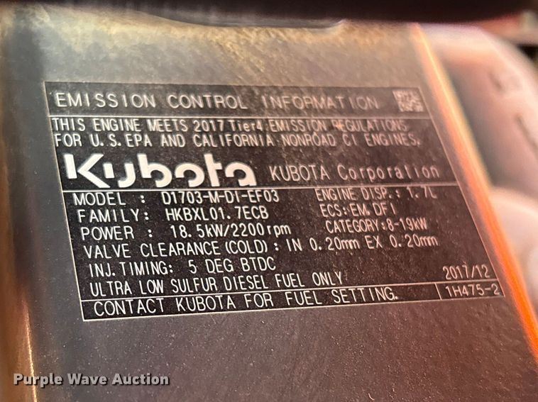 image for item EW1492 Kubota L2501HST MFWD tractor