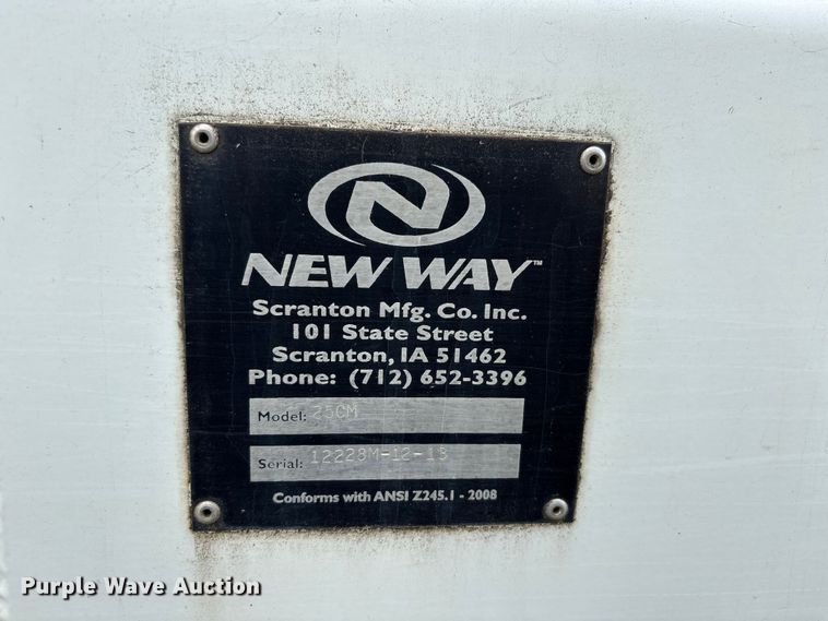 image for item EW1525 2014 Freightliner Business Class M2 refuse truck