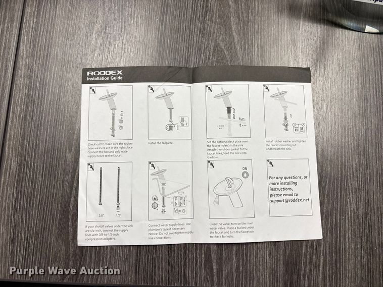image for item EW1530 (2) Roddex faucet fixtures