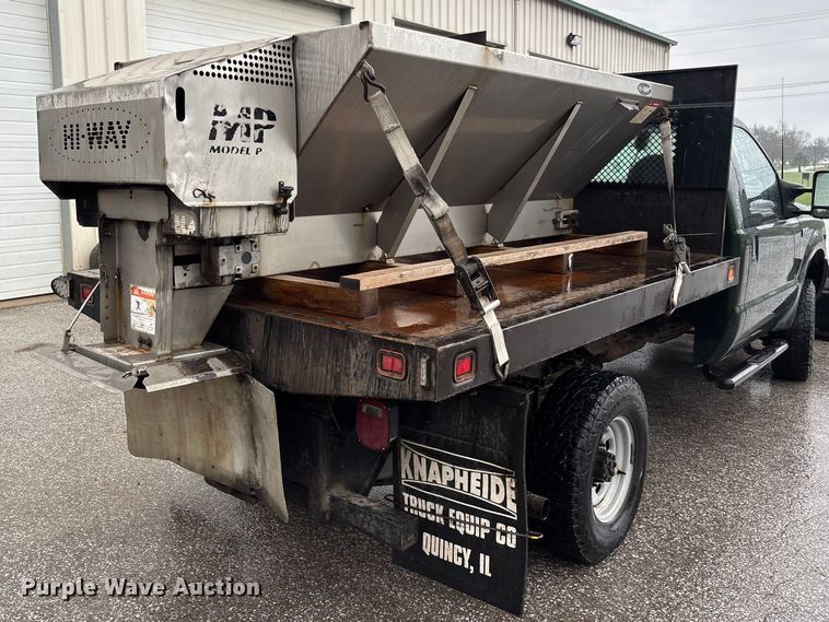 image for item FB3350 2000 Ford F350 Super Duty flatbed pickup truck