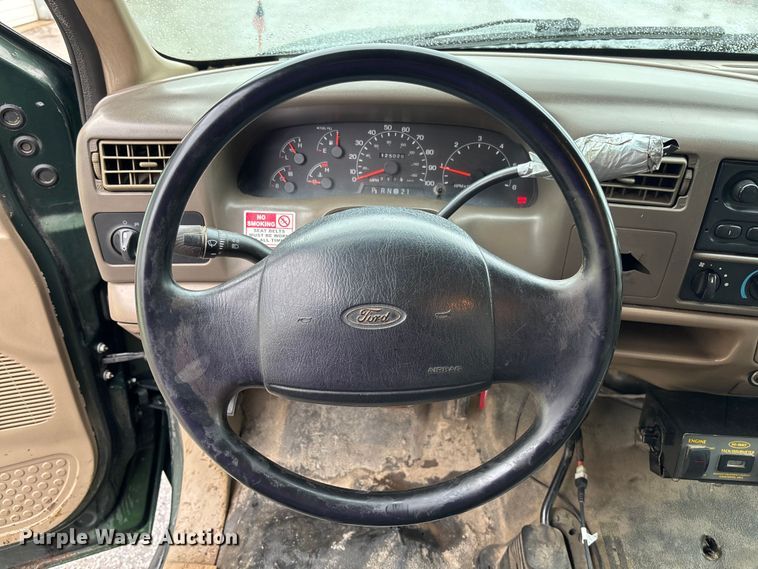 image for item FB3350 2000 Ford F350 Super Duty flatbed pickup truck