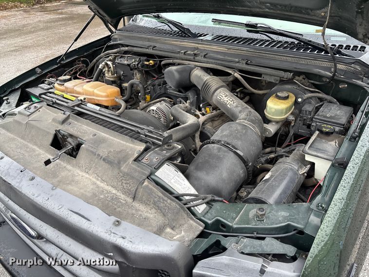 image for item FB3350 2000 Ford F350 Super Duty flatbed pickup truck