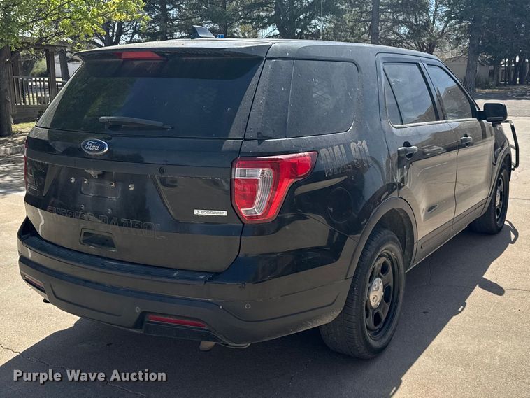 image for item FB7131 2018 Ford Explorer Police Interceptor SUV
