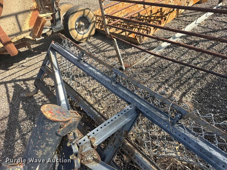 image for item FB7168 Shop built drag harrow