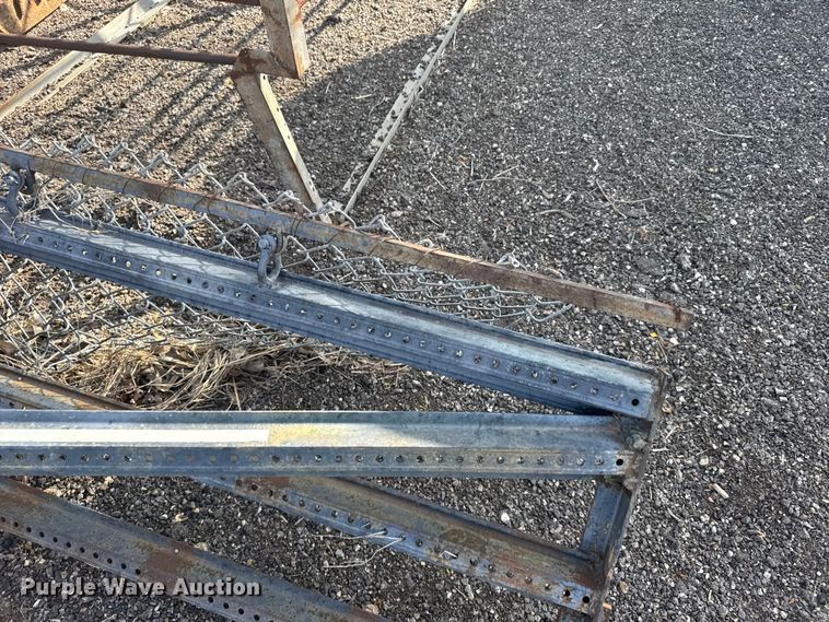image for item FB7168 Shop built drag harrow