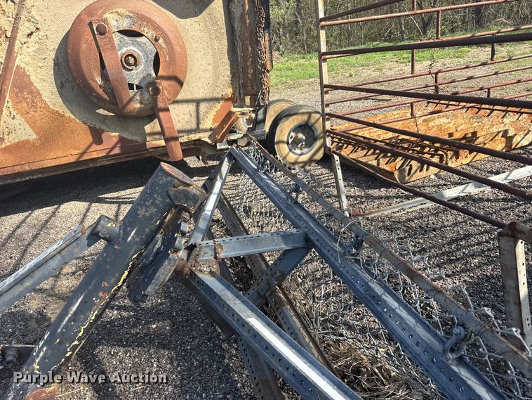 image for item FB7168 Shop built drag harrow