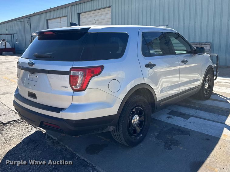 image for item FB7192 2018 Ford Explorer Police Interceptor SUV