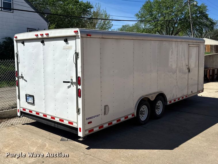 image for item FB7193 2007 Pace American CS8522TA3 enclosed cargo trailer