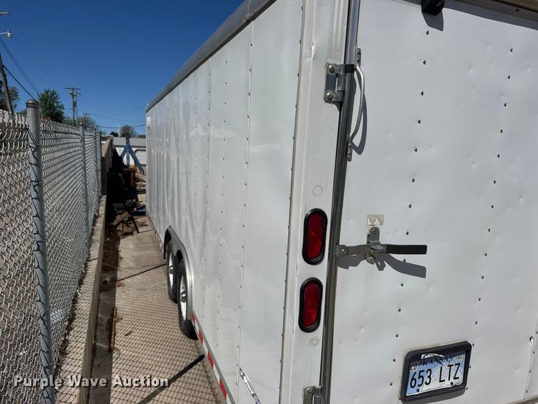 image for item FB7193 2007 Pace American CS8522TA3 enclosed cargo trailer