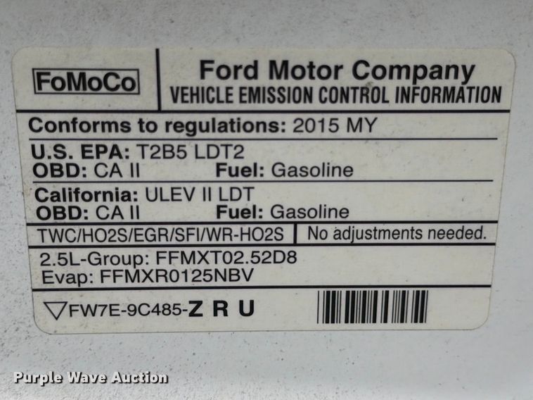 image for item FB8036 2015 Ford Transit Connect van