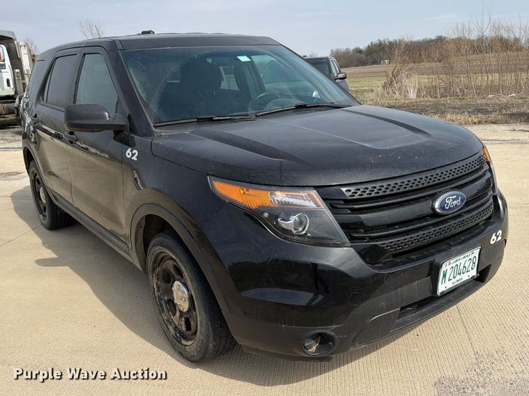 image for item FB8037 2015 Ford Explorer Police Interceptor SUV