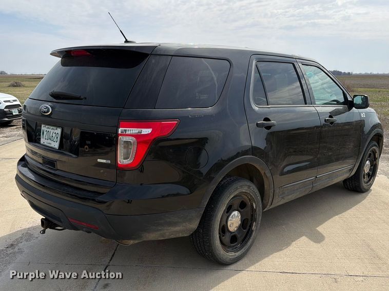 image for item FB8037 2015 Ford Explorer Police Interceptor SUV