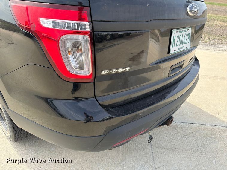 image for item FB8037 2015 Ford Explorer Police Interceptor SUV