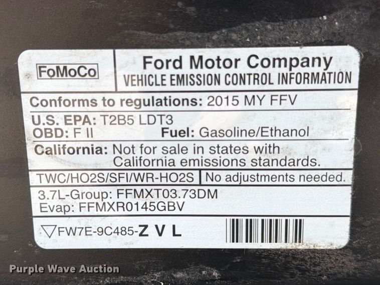 image for item FB8037 2015 Ford Explorer Police Interceptor SUV