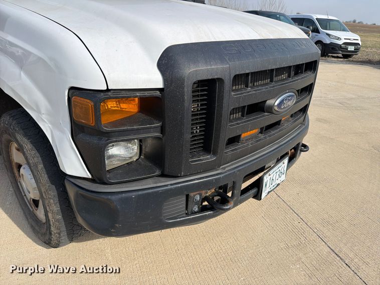 image for item FB8039 2008 Ford F350 Super Duty XL Ext. Cab utility bed pickup truck