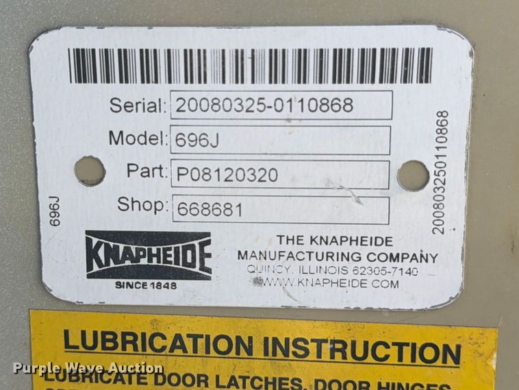 image for item FB8039 2008 Ford F350 Super Duty XL Ext. Cab utility bed pickup truck