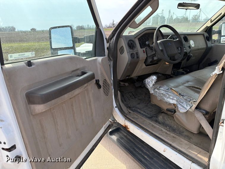 image for item FB8039 2008 Ford F350 Super Duty XL Ext. Cab utility bed pickup truck