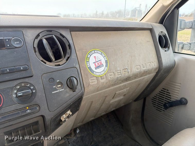 image for item FB8039 2008 Ford F350 Super Duty XL Ext. Cab utility bed pickup truck