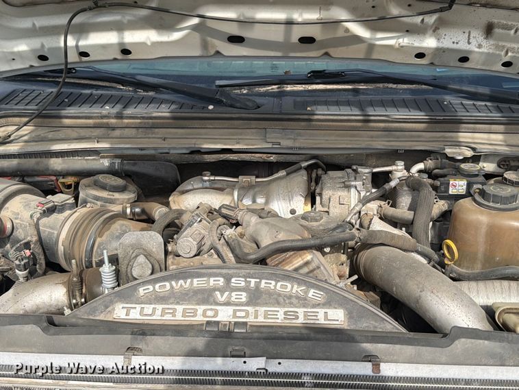 image for item FB8039 2008 Ford F350 Super Duty XL Ext. Cab utility bed pickup truck