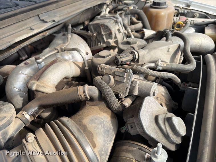 image for item FB8039 2008 Ford F350 Super Duty XL Ext. Cab utility bed pickup truck