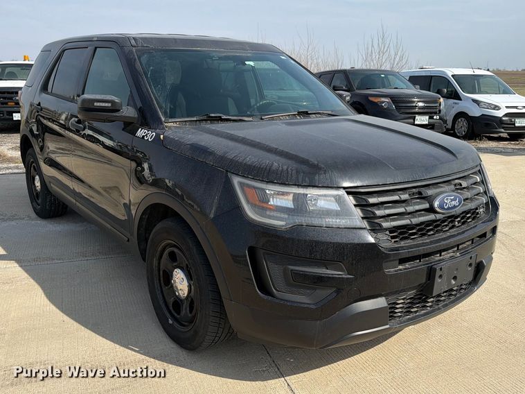 image for item FB8040 2017 Ford Explorer Police Interceptor SUV