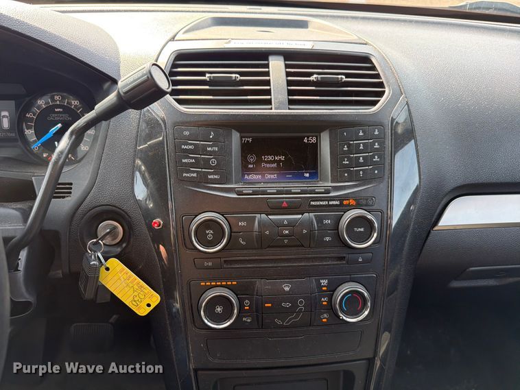 image for item FB8040 2017 Ford Explorer Police Interceptor SUV