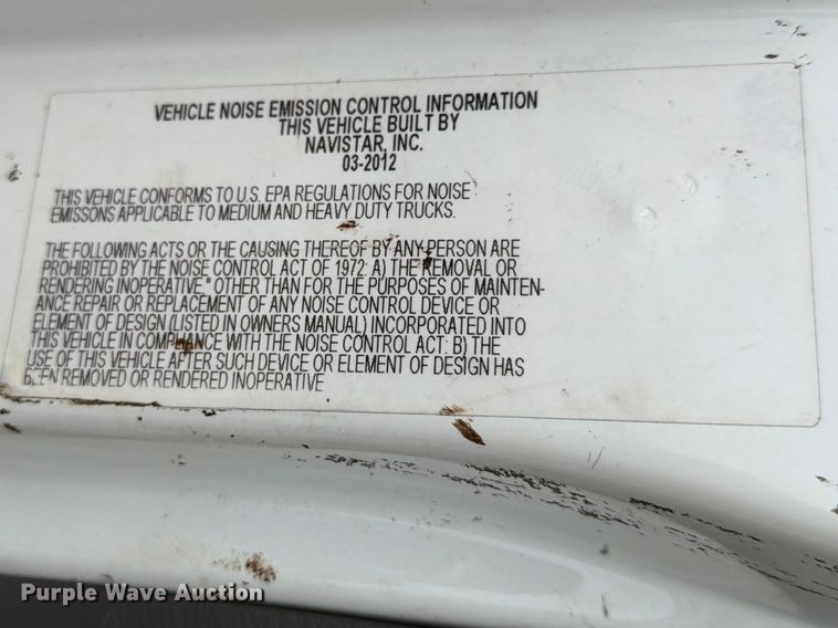 image for item FB8042 2013 International 4300 dump truck