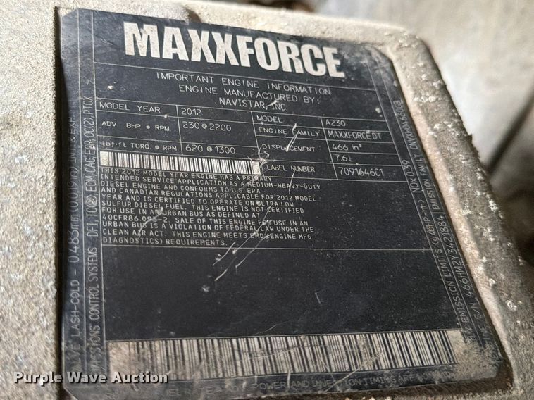 image for item FB8042 2013 International 4300 dump truck