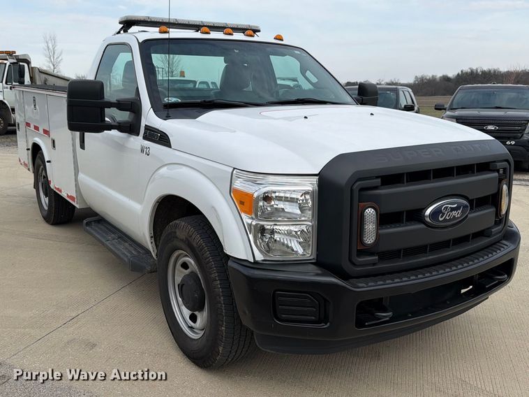image for item FB8043 2012 Ford F350 Super Duty utility bed pickup truck