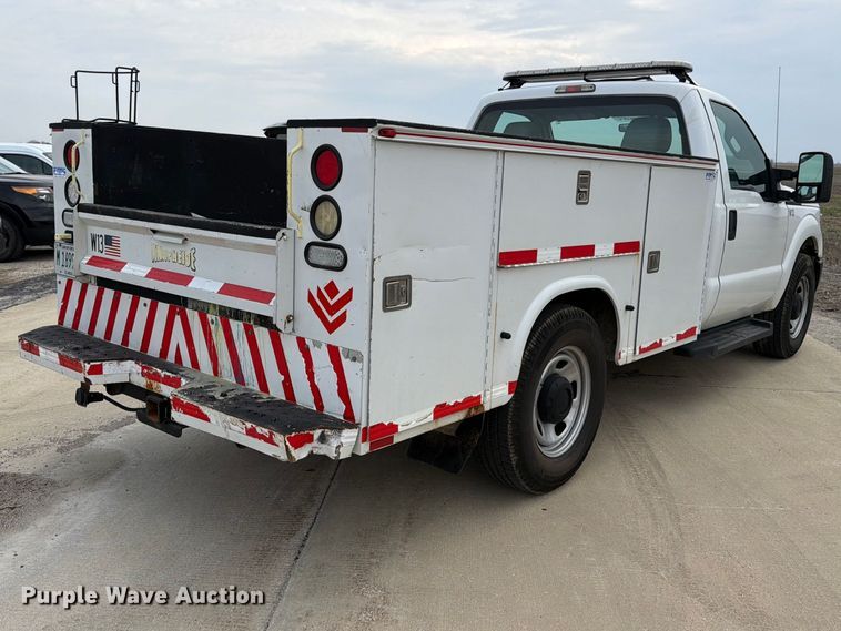 image for item FB8043 2012 Ford F350 Super Duty utility bed pickup truck