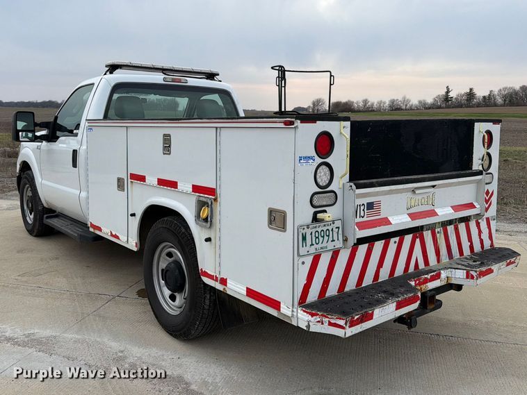 image for item FB8043 2012 Ford F350 Super Duty utility bed pickup truck