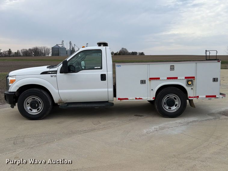 image for item FB8043 2012 Ford F350 Super Duty utility bed pickup truck