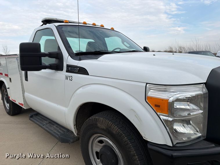 image for item FB8043 2012 Ford F350 Super Duty utility bed pickup truck