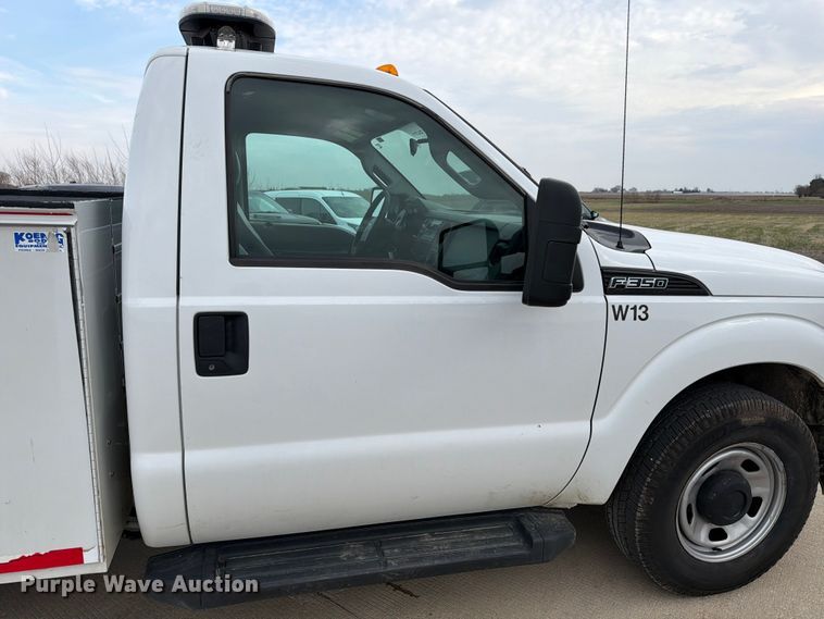 image for item FB8043 2012 Ford F350 Super Duty utility bed pickup truck