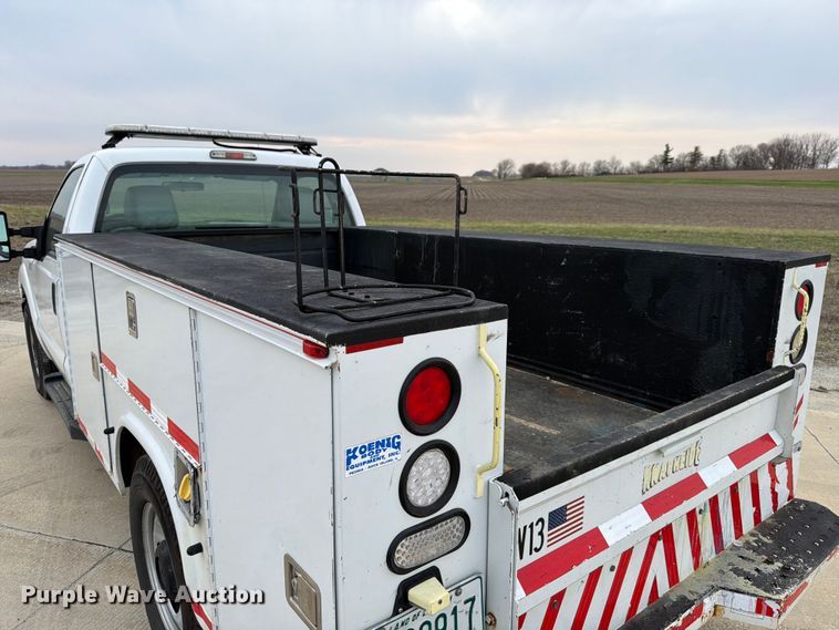 image for item FB8043 2012 Ford F350 Super Duty utility bed pickup truck