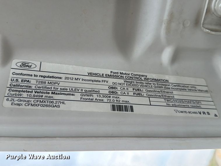 image for item FB8043 2012 Ford F350 Super Duty utility bed pickup truck