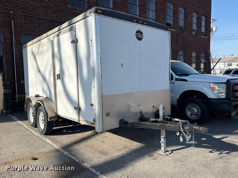 image for item FB8681 1996 Wells Cargo enclosed cargo trailer