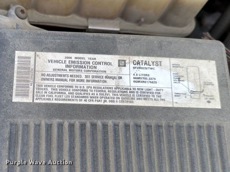 image for item FC3019 2006 Chevrolet Silverado 1500 Ext. Cab pickup truck