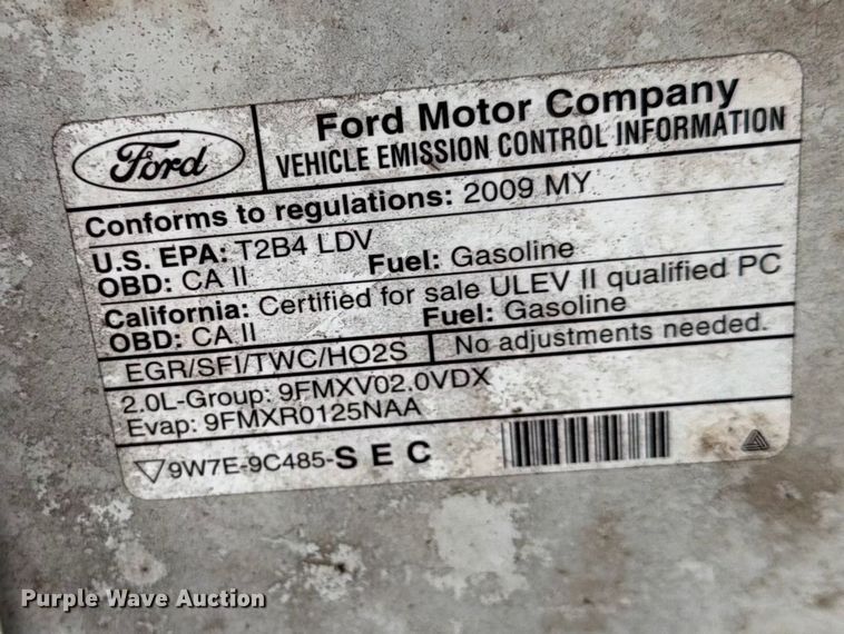 image for item FC3020 2009 Ford Focus 
