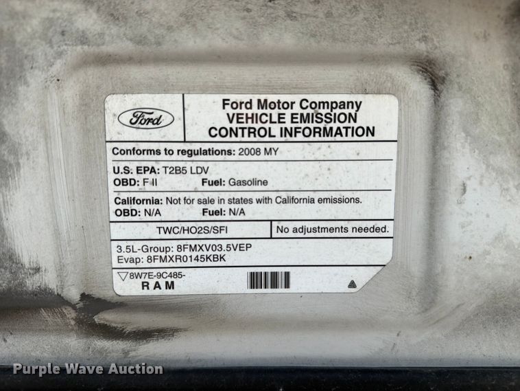 image for item FC3026 2008 Ford Taurus 
