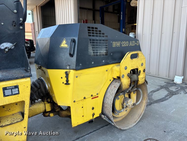 image for item FC4562 2004 Bomag BW-120 AD-3 double drum vibratory roller