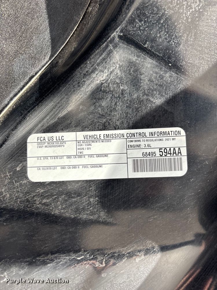 image for item FC4582 2021 Dodge Durango SSV SUV