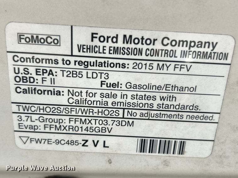 image for item FC5372 2015 Ford Explorer Police Interceptor  SUV