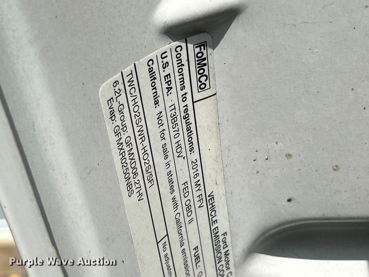 image for item FC5379 2016 Ford F350 Super Duty XL  pickup truck