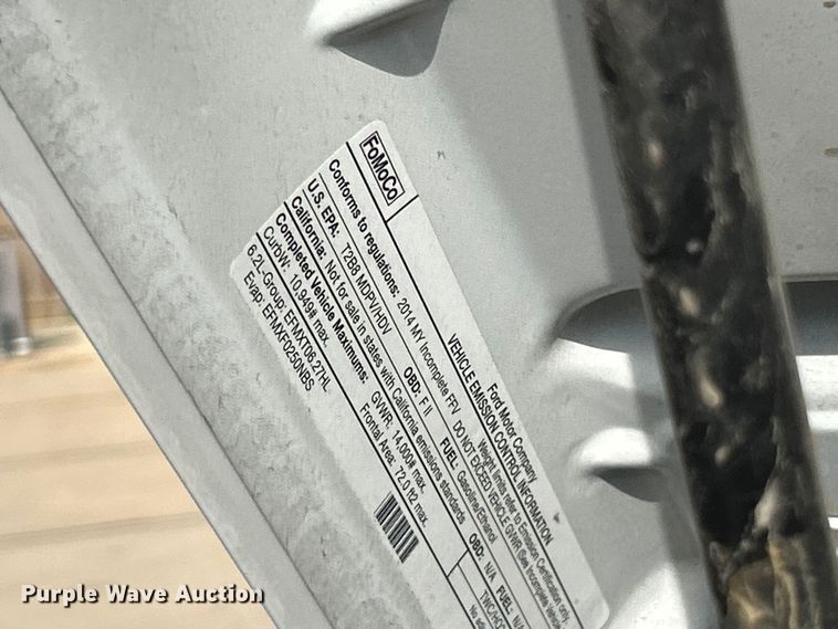 image for item FC5380 2014 Ford F250 Super Duty XL Ext. Cab pickup truck