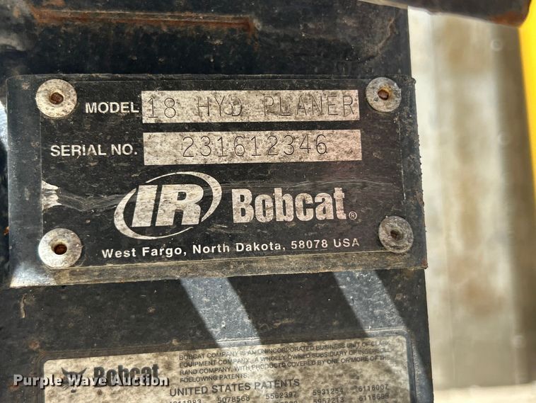 image for item FC5423 Bobcat 18 HYD Planer skid steer cold planer