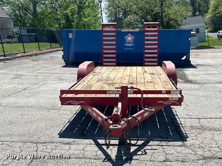 image for item FC5431 2007 Trailerman FD-222 equipment trailer
