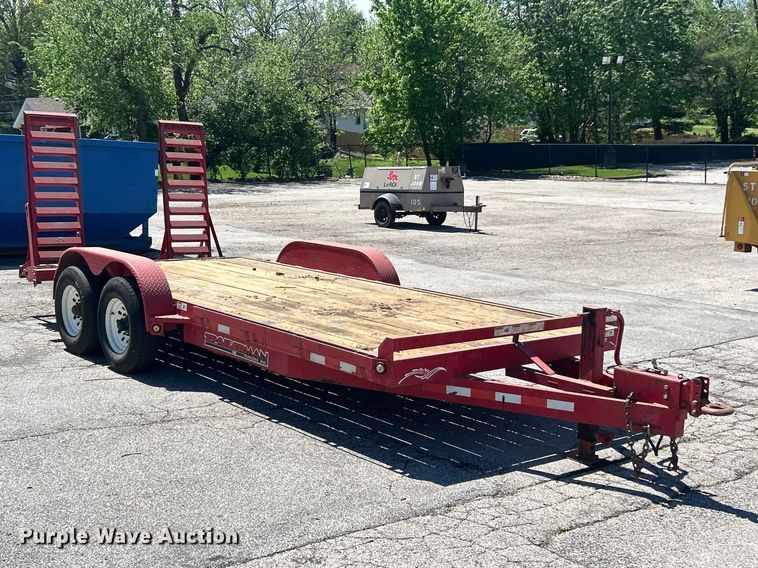 image for item FC5431 2007 Trailerman FD-222 equipment trailer